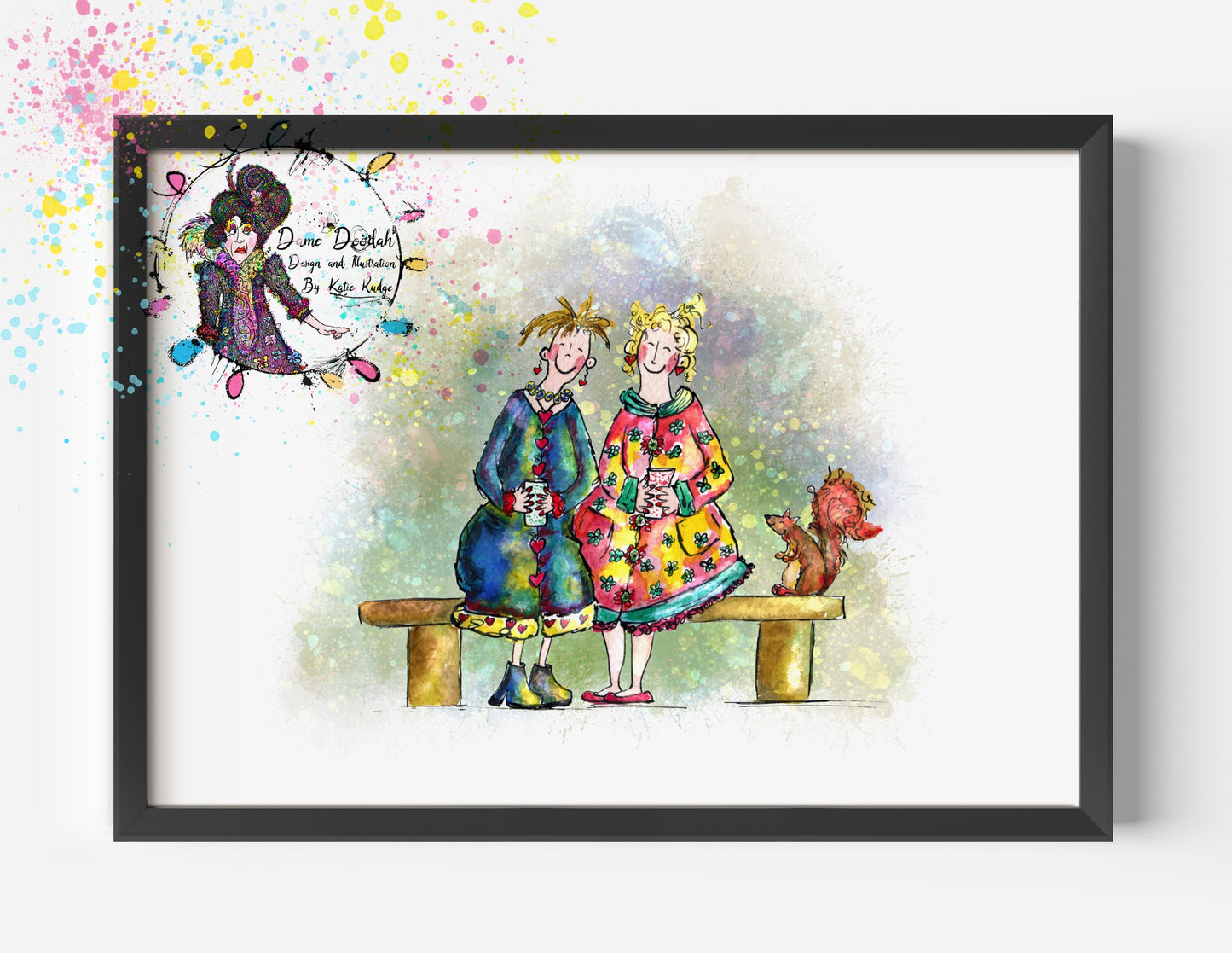 Best Friends - Rudge Art - Illustration by Katie Rudge